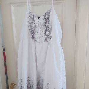 Torrid white dress